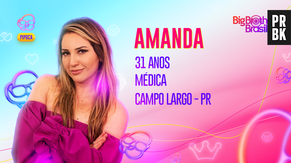 "BBB23": Amanda é médica e uma das Pipocas da edição