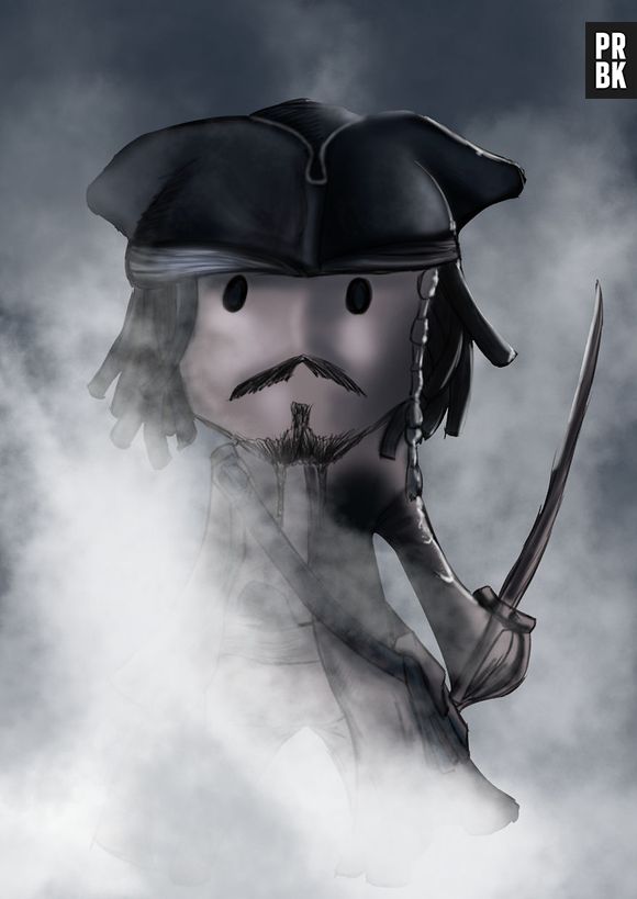 Poster de "Piratas do Caribe"