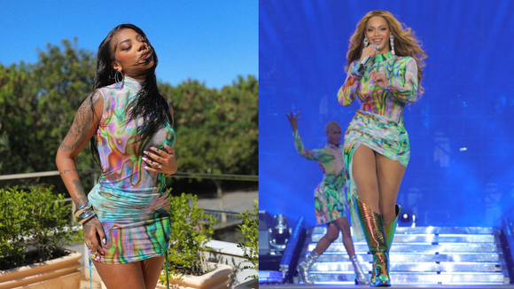 Ludmilla x Beyoncé: quem vestiu melhor o look holográfico no show da Queen B?