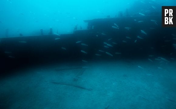 Os destroços do Titanic estão há uma profundidade gigante