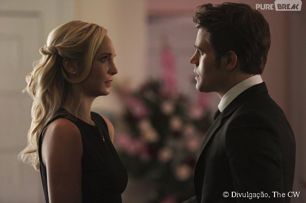Caroline (Candice Accola) e Stefan (Paul Wesley) vão ter a grande conversa em "The Vampire Diaries"