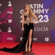 Grammy Latino 2023: Shakira escolheu um vestido preto com detalhe no centro
