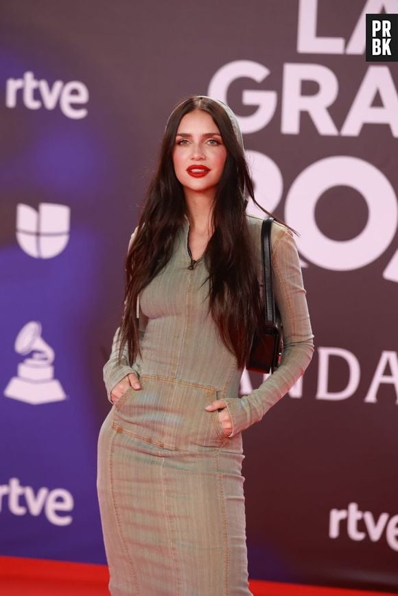 Grammy Latino 2023: Zaira Nara escolheu um vestido cinza com bolsos