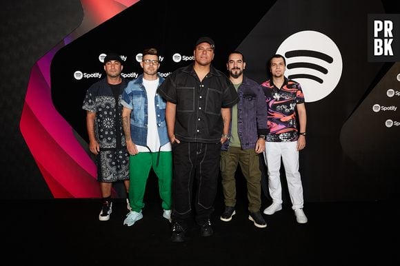 Sorriso Maroto esteve presente em peso no tapete da Festa Spotify para celebrar seu ano de sucesso