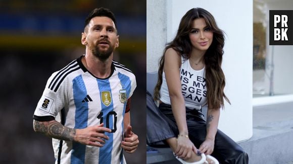 Messi estaria flertando com ex-amante de Neymar, Fernanda Campos