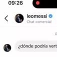 Conversa entre Messi e ex-amante de Neymar viraliza na web