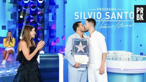 Carlinhos Maia e Lucas Guimarães protagonizam primeiro beijo gay na história do SBT