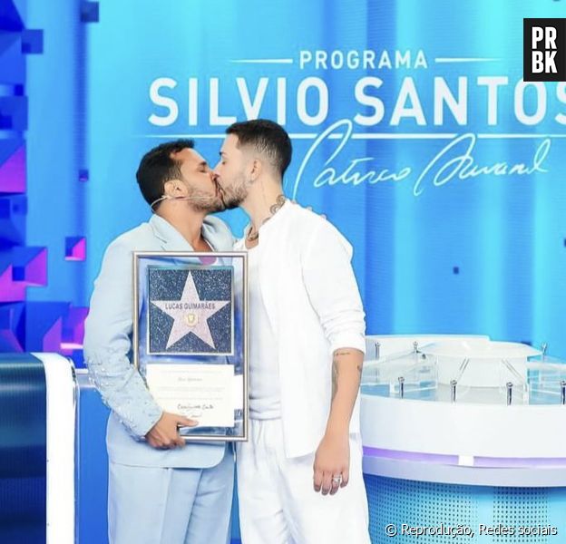 Carlinhos Maia e Lucas Guimarães protagonizam primeiro beijo gay na história do SBT