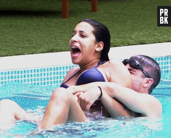 Talita e Rafael são o atual único casal do "BBB15"