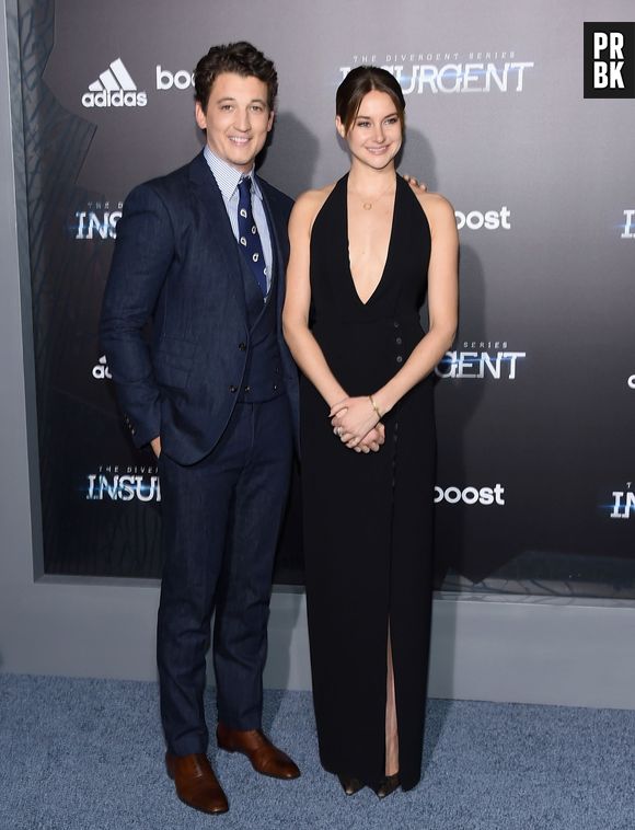 Olha a Shailene e o Miles Teller na première de "Insurgente". Isso é que é dupla arrasadora!