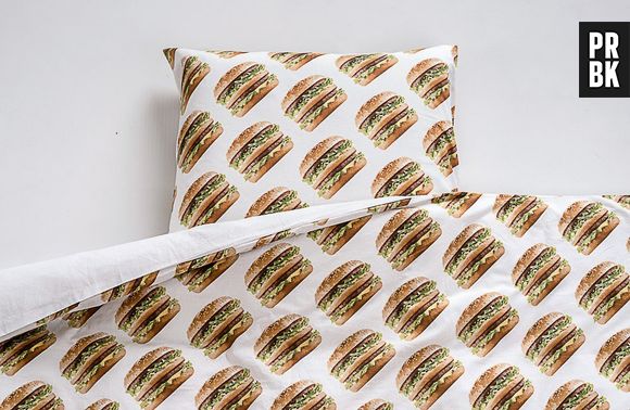 Na coleção do McDonald's estão incluídas roupas de cama para ter um sono bem delicioso