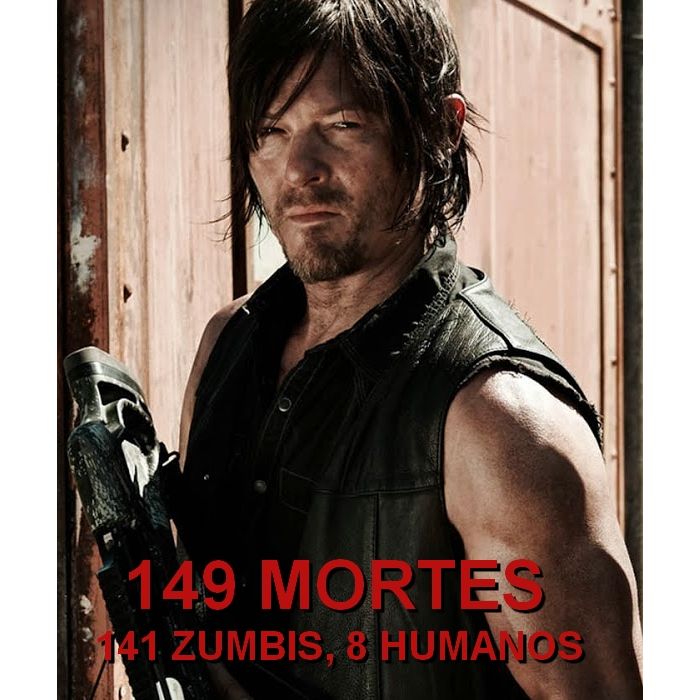  Daryl (Norman Reedus) vem logo atr&amp;aacute;s em segundo lugar nas mortes de &quot;The Walking Dead&quot; 