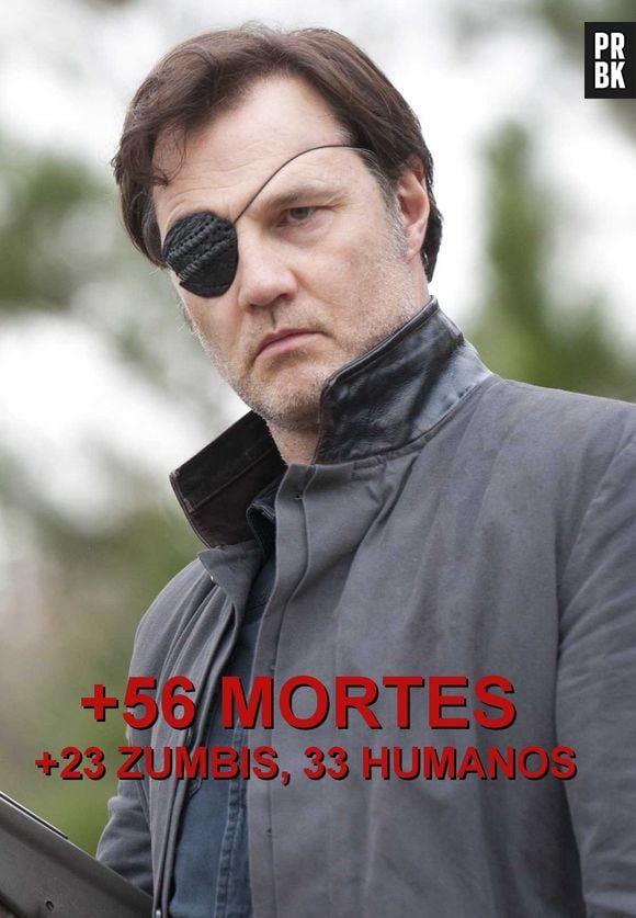 Em "The Walking Dead", o Governador (David Morissey) causou o terror também!