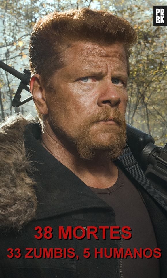 Abraham (Michael Cudlitz) tem a cara de badass e a atitude também em "The Walking Dead"