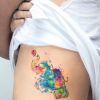 As tatuagens em aquarela são muito artísticas!