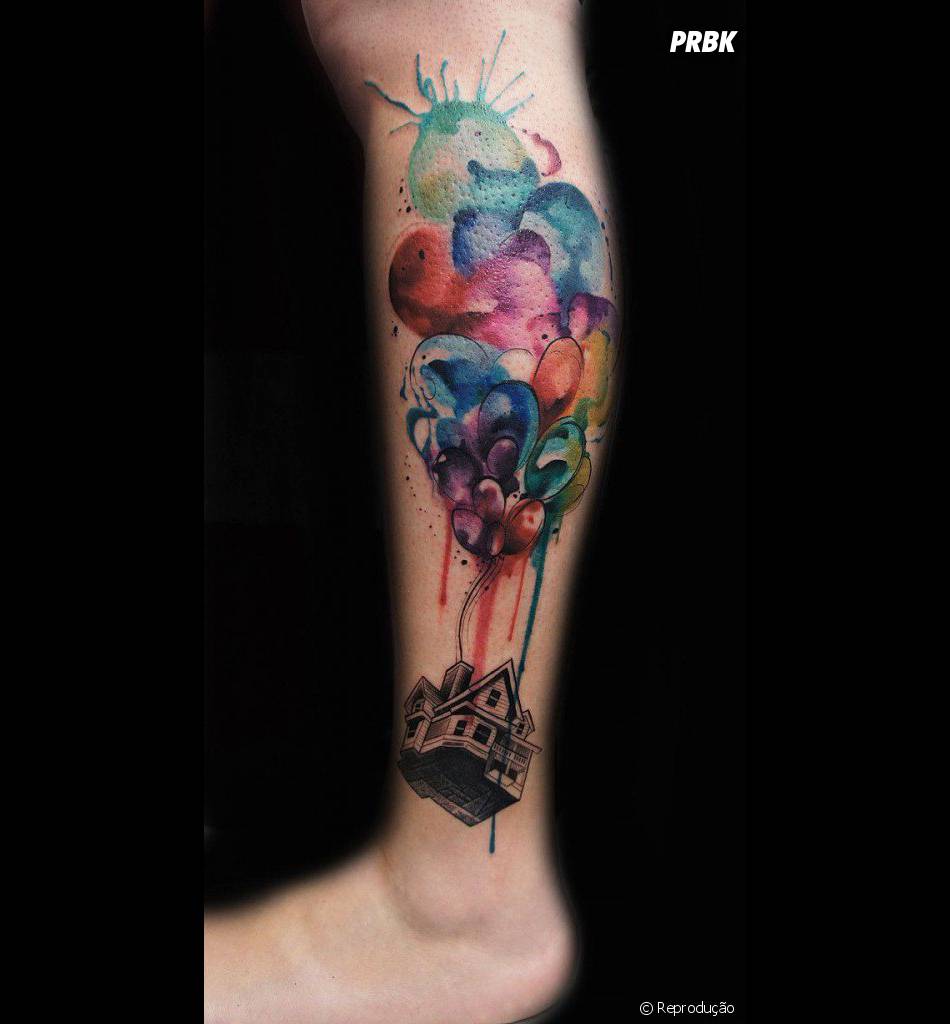 Aonde a tatuagem fica bonita Essa Explosao De Cores So Fica Bonita Por Conta Da Tecnica De Tatuagem Em Aquarela Purebreak
