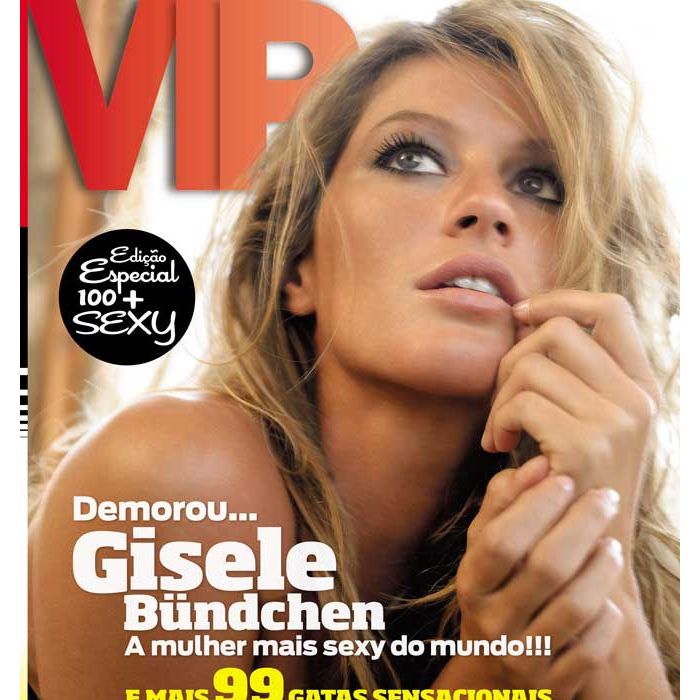  Gisele B&amp;uuml;ndchen j&amp;aacute; foi considerada a mulher mais sexy do mundo pela revista Vip 