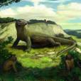  O "Megalania" &eacute; parente do Drag&atilde;o de Komodo e chegava a medir oito metros de comprimento 