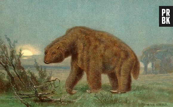 O significado de "Megatherium" é "Besta gigante" e ele pesava cerca de quatro toneladas