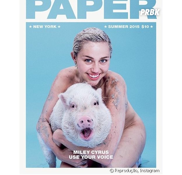 Miley Cyrus para a revista Paper Magazine