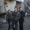 Hal (Drew Roy) e Ben (Connor Jessup) estão defendendo seu povo em "Falling Skies"