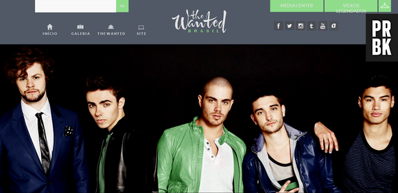 "The Wanted Brasil" é um fã clube da banda que faz muito sucesso no país