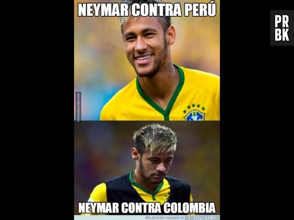 Em derrota de 1 x 0 contra a Colômbia, Neymar Jr. foi o grande destaque do jogo
