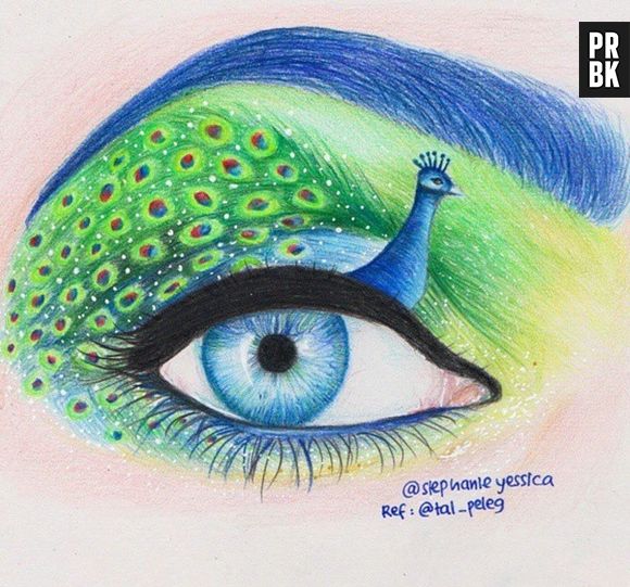 Pra quem gosta de algo bastante chamativo, essa maquiagem pode agradar