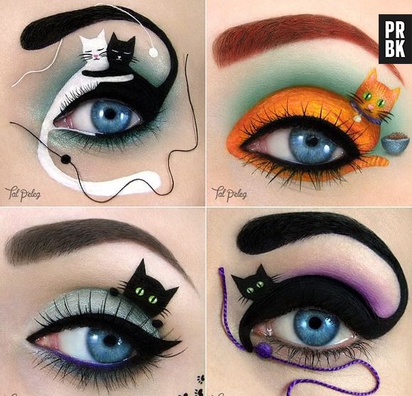 Gatos são demais! Todo mundo adora gatos. Que tal usar uma maquiagem ispirada neles?