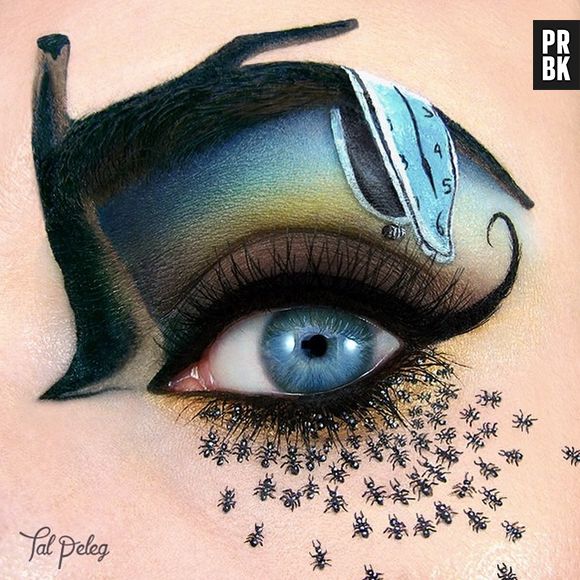 Pra quem gosta de algo mais surral, essa maquiagem é ideal