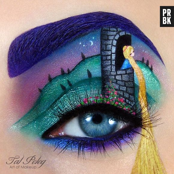 Será que a Rapunzel usaria essa maquiagem?