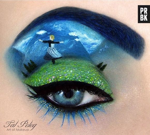 Os filmes clássicos também entraram na moda das maquiagens criativas