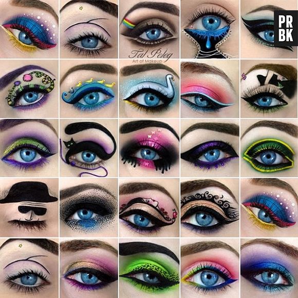 Maquiagens para os olhos super criativias! Você faria uma dessas?