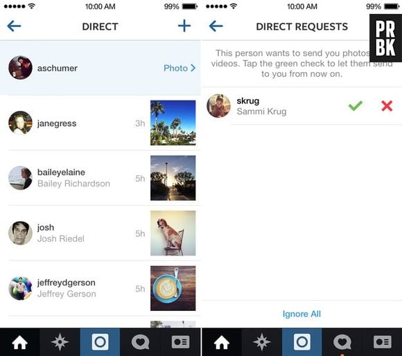 "Instagram Direct" estará disponível com a versão 5.0 do aplicativo mobile para iOS e Android