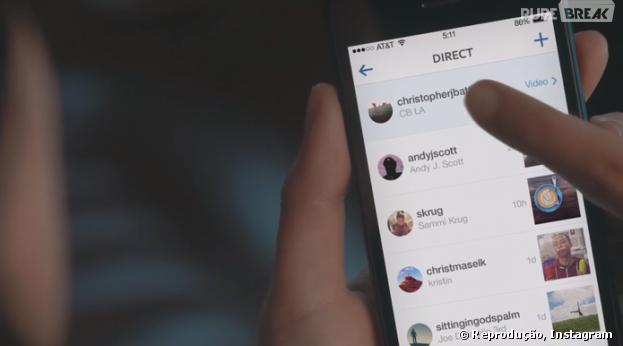"Instagram Direct" permite compartilhamento de fotos e vídeos reservadamente