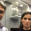 William Bonner e Renata Vasconcellos, do "Jornal Nacional", gravaram vídeo em apoio a Maju