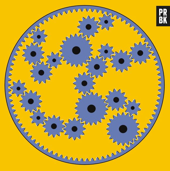 As engrenagens estão rodando nesta ilusão de óptica?