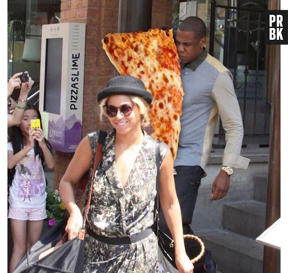 Jay Z cuida muito bem da pizza dele!