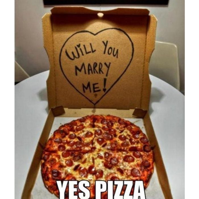 Você também casaria com essa pizza, né?