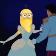  Ser&aacute; que o Minion, vestido de Cinderela, tamb&eacute;m esquece o sapatinho de cristal no baile? 