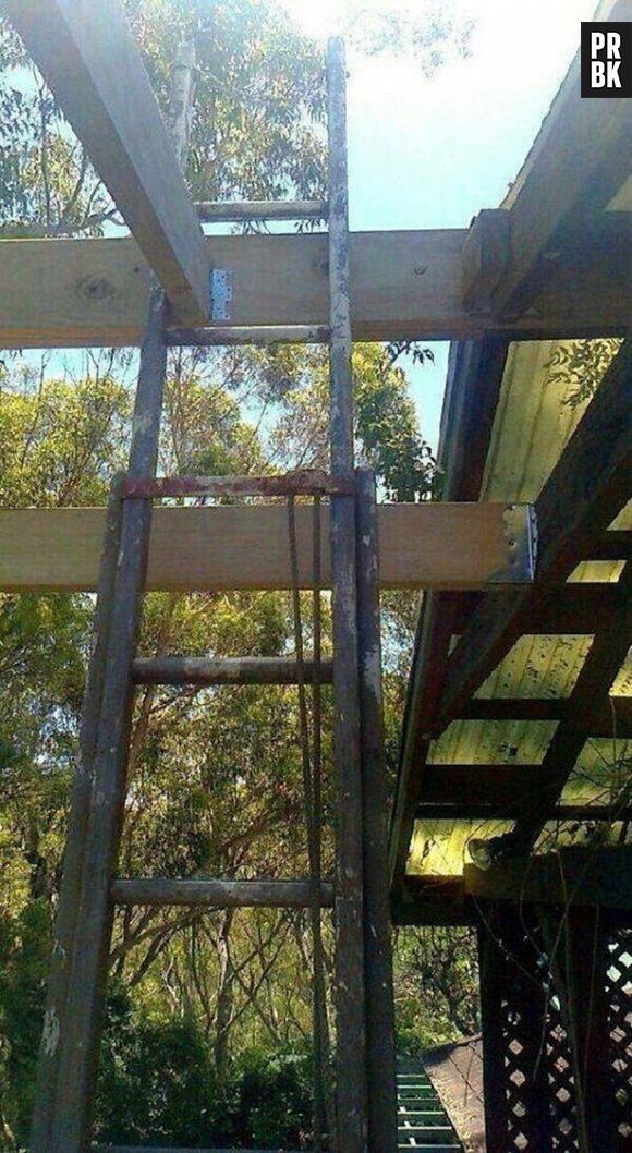 Agora me diz, como faz para tirar a escada?