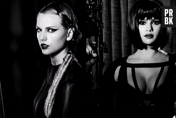 Além de fazer parcerias profissionais também, Taylor Swift e Selena Gomez no clipe de "Bad Blood"