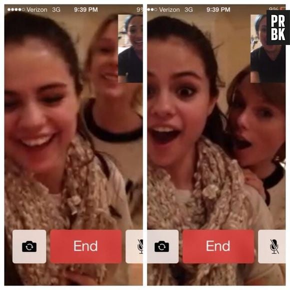 Selena Gomez  e Taylor Swift fazem videoconferência quando estão longe 