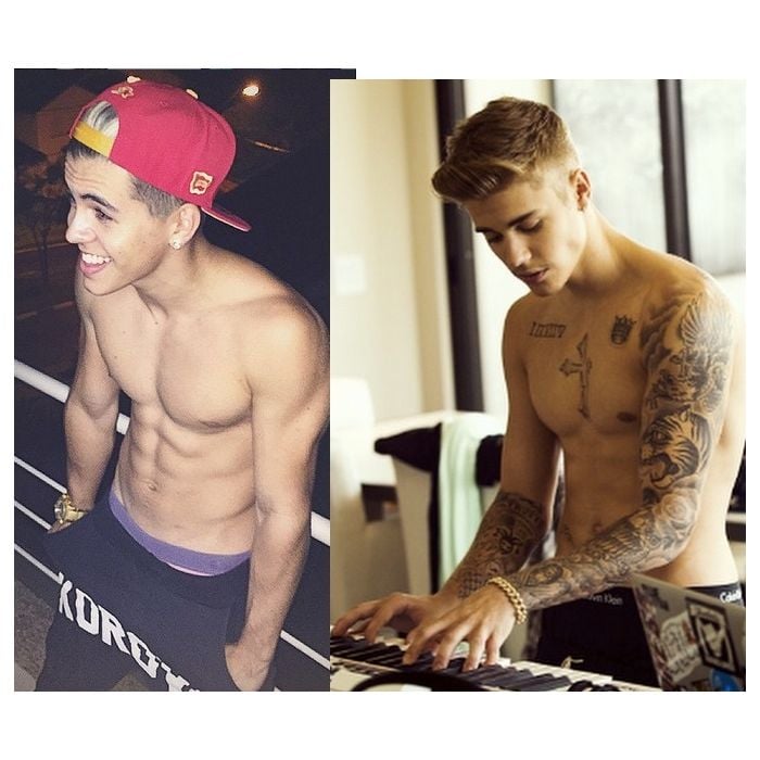  Biel e Justin Bieber, s&amp;atilde;o parecidos tanto fisicamente quanto no estilo. At&amp;eacute; porque o cantor brasileiro se inspira no canadense 