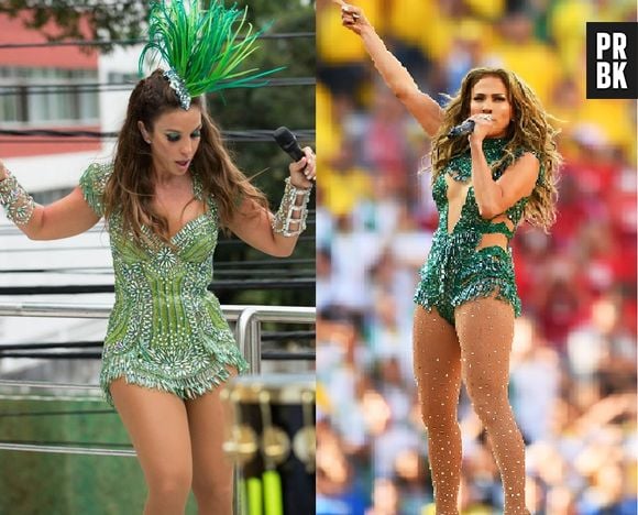 Ivete e Jennifer Lopez: a revista Billboard afirmou que a cantora brasileira é a J-Lo brazuca