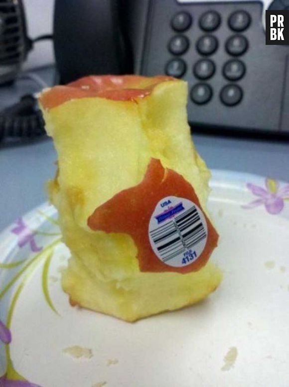 Devemos admitir, maçã é algo que dá preguiça mesmo