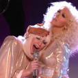 Christina Aguilera e Lady Gaga se apresentam na final do "The Voice US", na noite desta terça-feira, 17 de dezembro de 2013