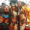Rihanna convocou as amigas para curtir o Carnaval de Barbados