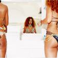  Rihanna mostrou seus atributos em fantasia para o Carnaval de Barbados 