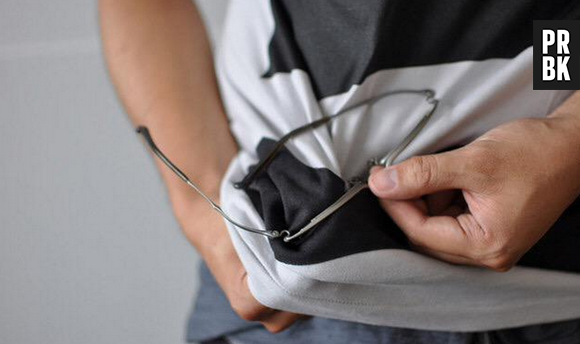 E quando você tenta limpar os óculos, mas deixa tudo mais sujo